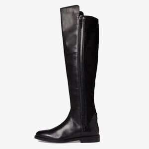 Cole Haan Chase‎ Tall Boots in Black Leather, 7, NWOB